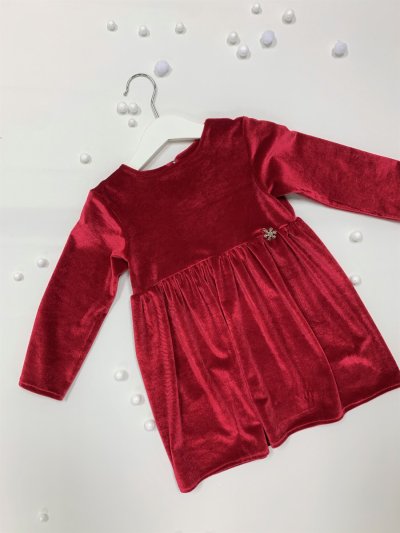 Obleka za posebne priložnosti - svetleča bordo rdeča