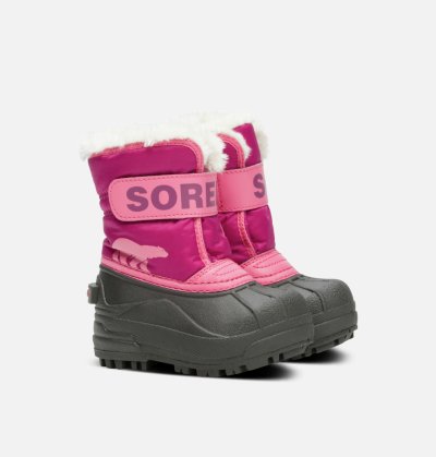 Zimski škornji Sorel SNOW COMMANDER - pink