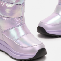 Zimski škornji za deklice D1006 - vijolični