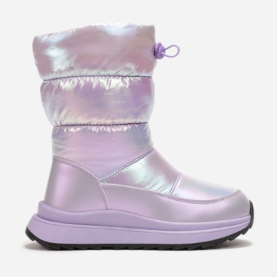 Zimski škornji za deklice D1006 - vijolični