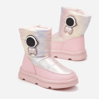 Zimski škornji za deklice F-0613 - roza
